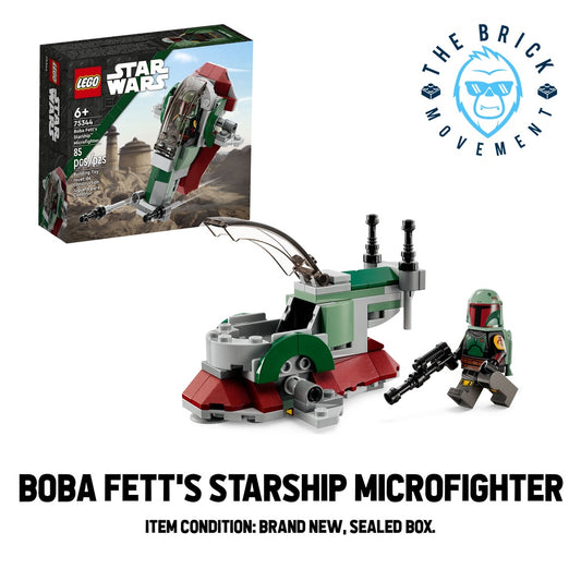 LEGO STAR WARS 75344 Boba Fett's Starship Microfighter Set