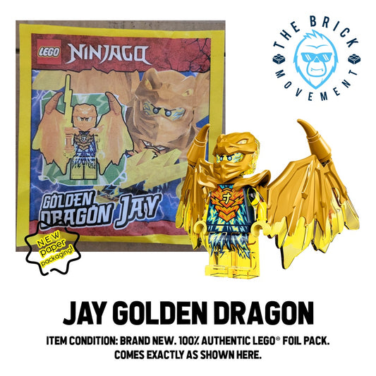 LEGO NINJAGO Jay Golden Dragon Foil Pack