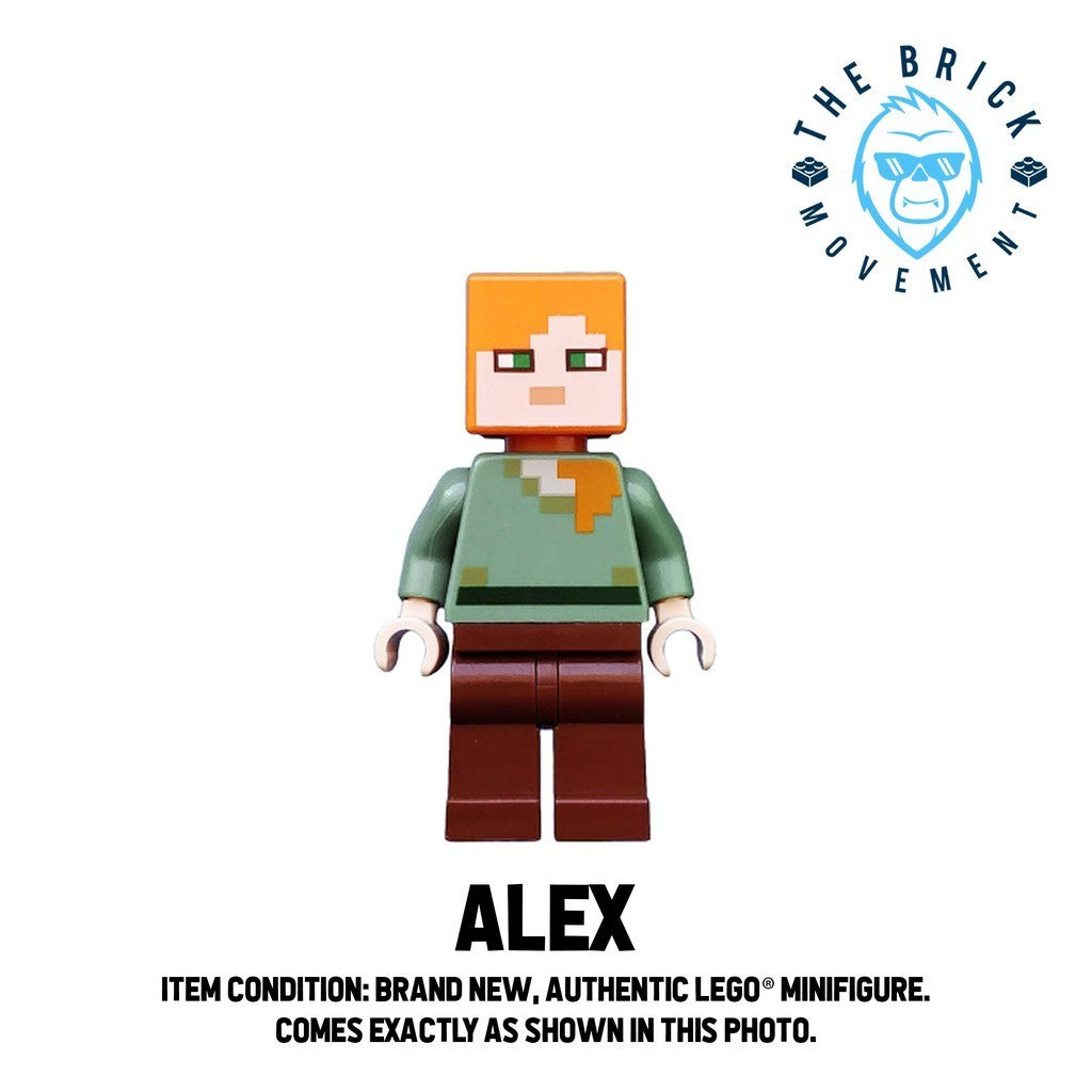 LEGO MINECRAFT Alex Minifigure