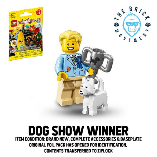 LEGO Collectible Minifigure Series 16: Dog Show Winner Minifigure