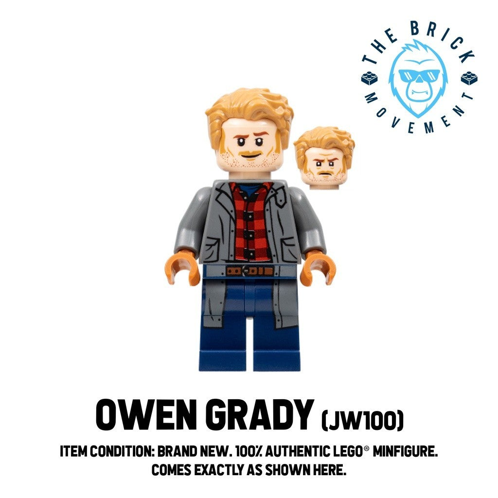 LEGO JURASSIC WORLD Owen Grady Minifigure